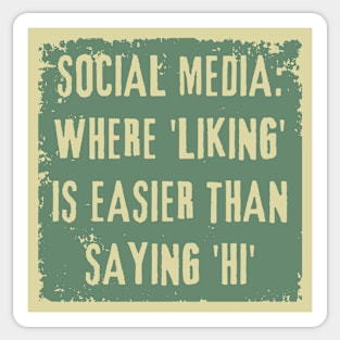 Sarcasm on Social Media - Truth with a Twist Sticker